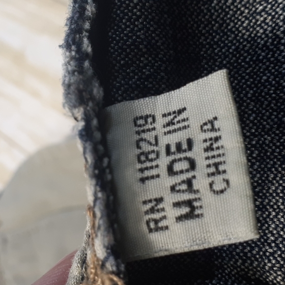 Miss Jeans Short Shorts Size 11 Button Back Pockets - Picture 14 of 14